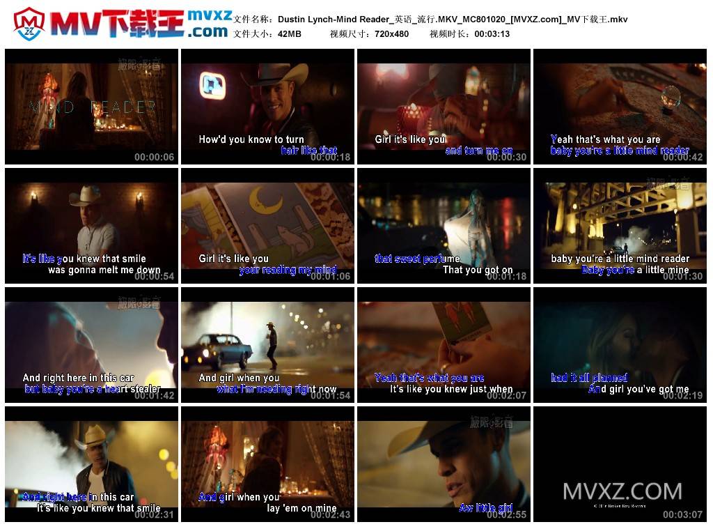 Dustin Lynch-Mind Reader_英语_流行.MKV_MC801020